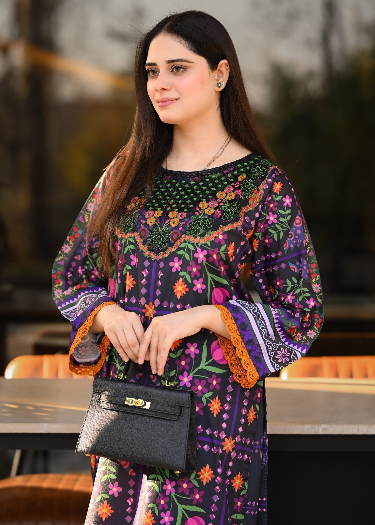 SAYA EMBROIDERED 2PC Embroidered Lawn Suit PL