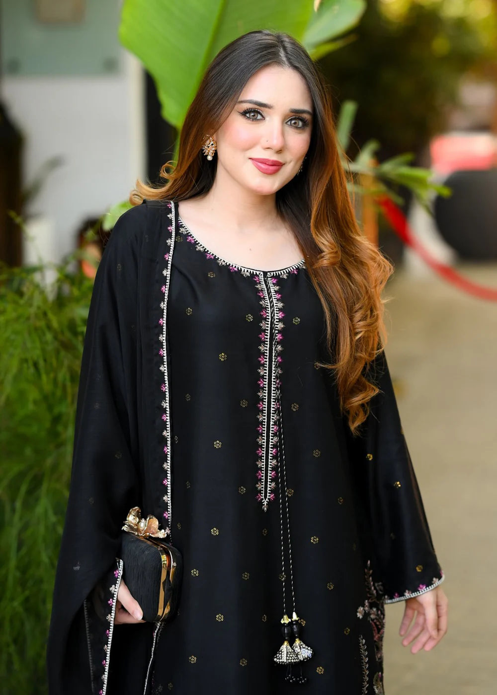 Zarqaa Elegant Embroidered Lawn Dress PL