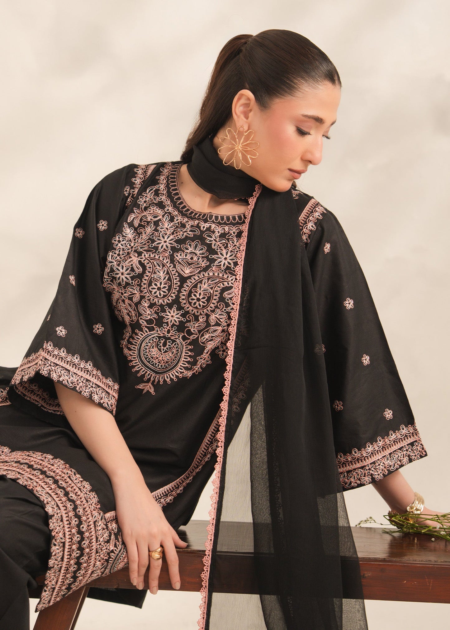 Zeba 3PC Women's Suit | Stylish Pakistani Wear PL