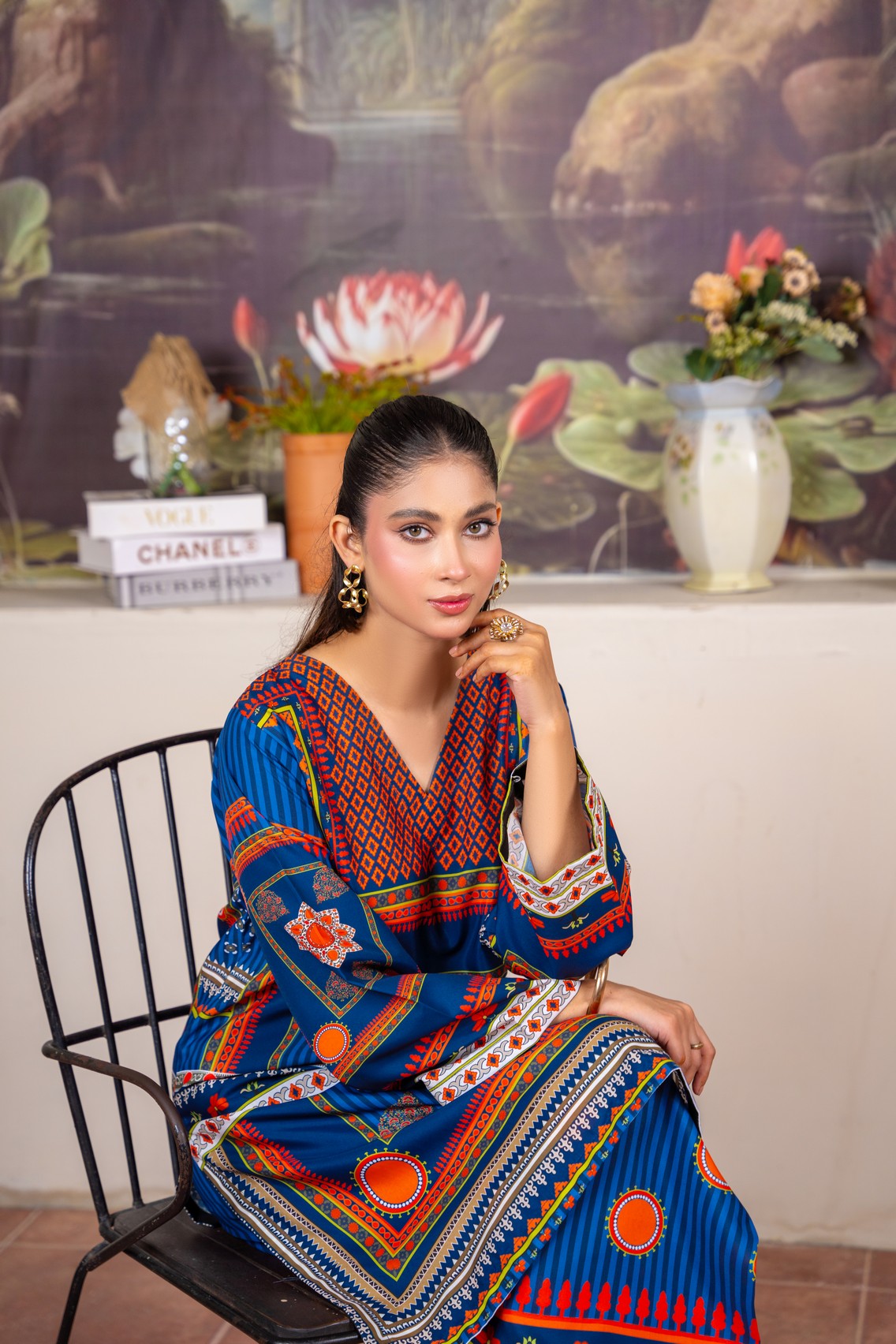 Silky Lawn Collection Tailored for Small, Medium & Large Women Dress