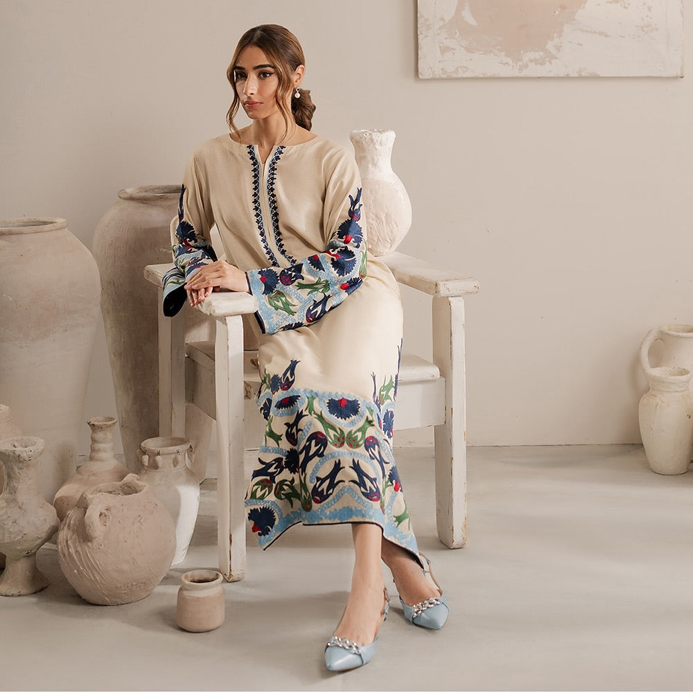 Anushay 3Pcs Embroidery – Party Wear Online | Picnpay