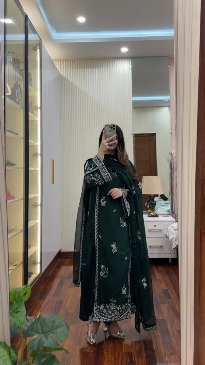 Grace Embroidery 3PC – Stitched Suit for Women PL