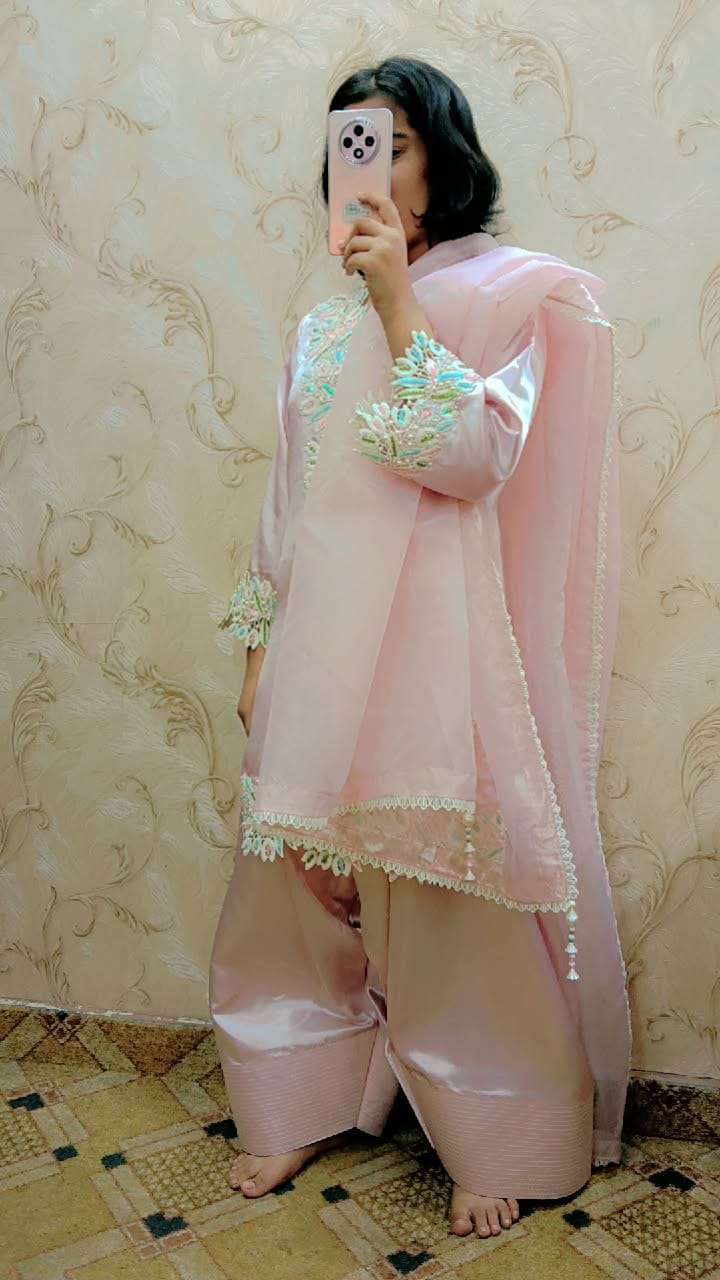 Customize Dress for women Hand made Silk Cotton