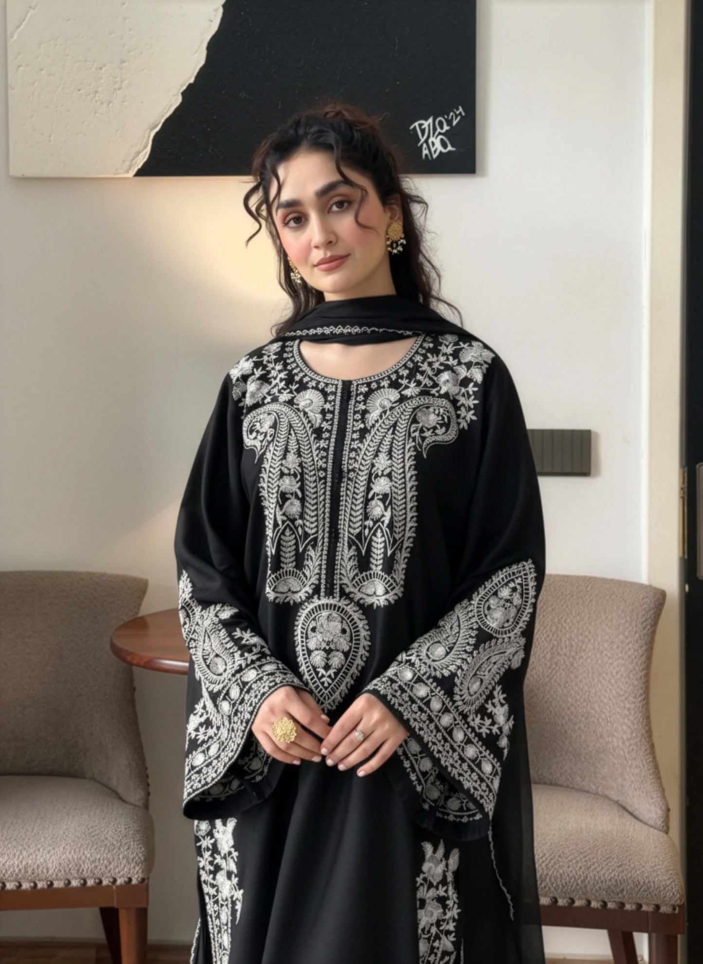 Alize 3Pcs Embroidery – Formal Wear | Picnpay