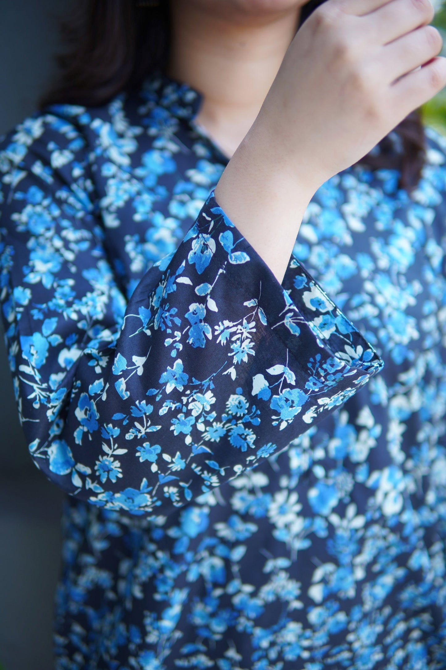 Blue Digital Printed Suit for Women – 2Pc