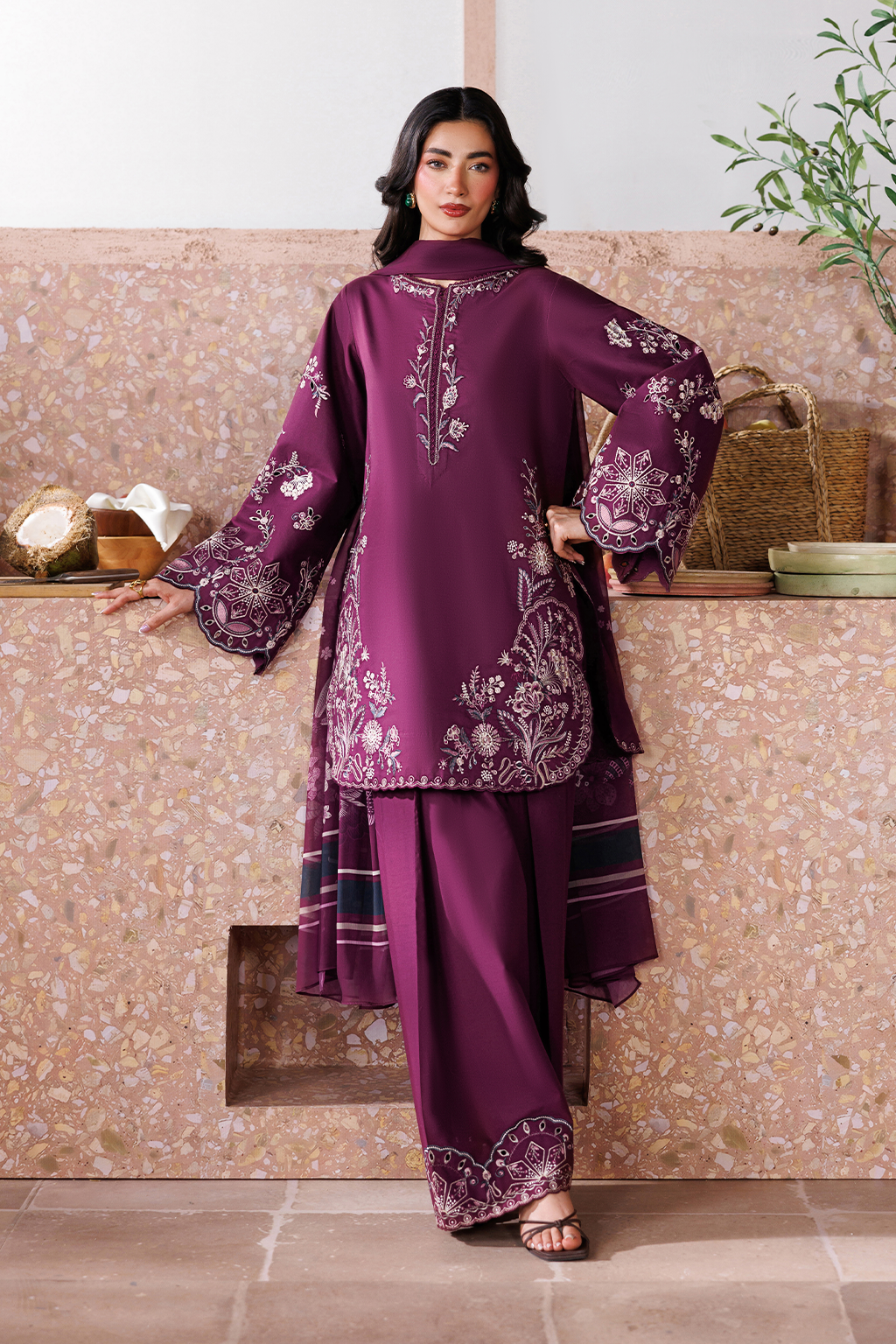 Plum 3 Piece Suit | Elegant Women's 3 Piece Collection T