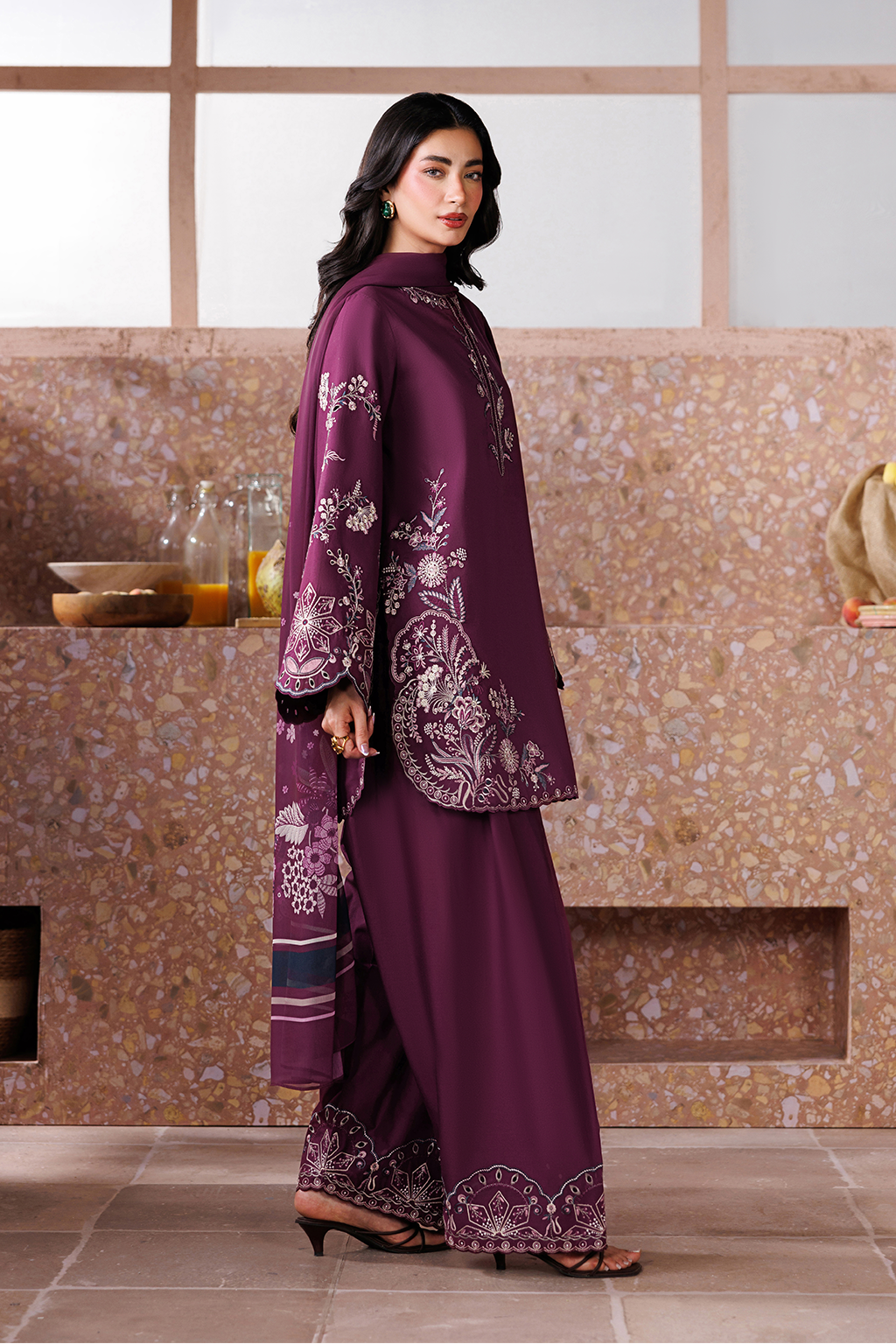 Plum 3 Piece Suit | Elegant Women's 3 Piece Collection T