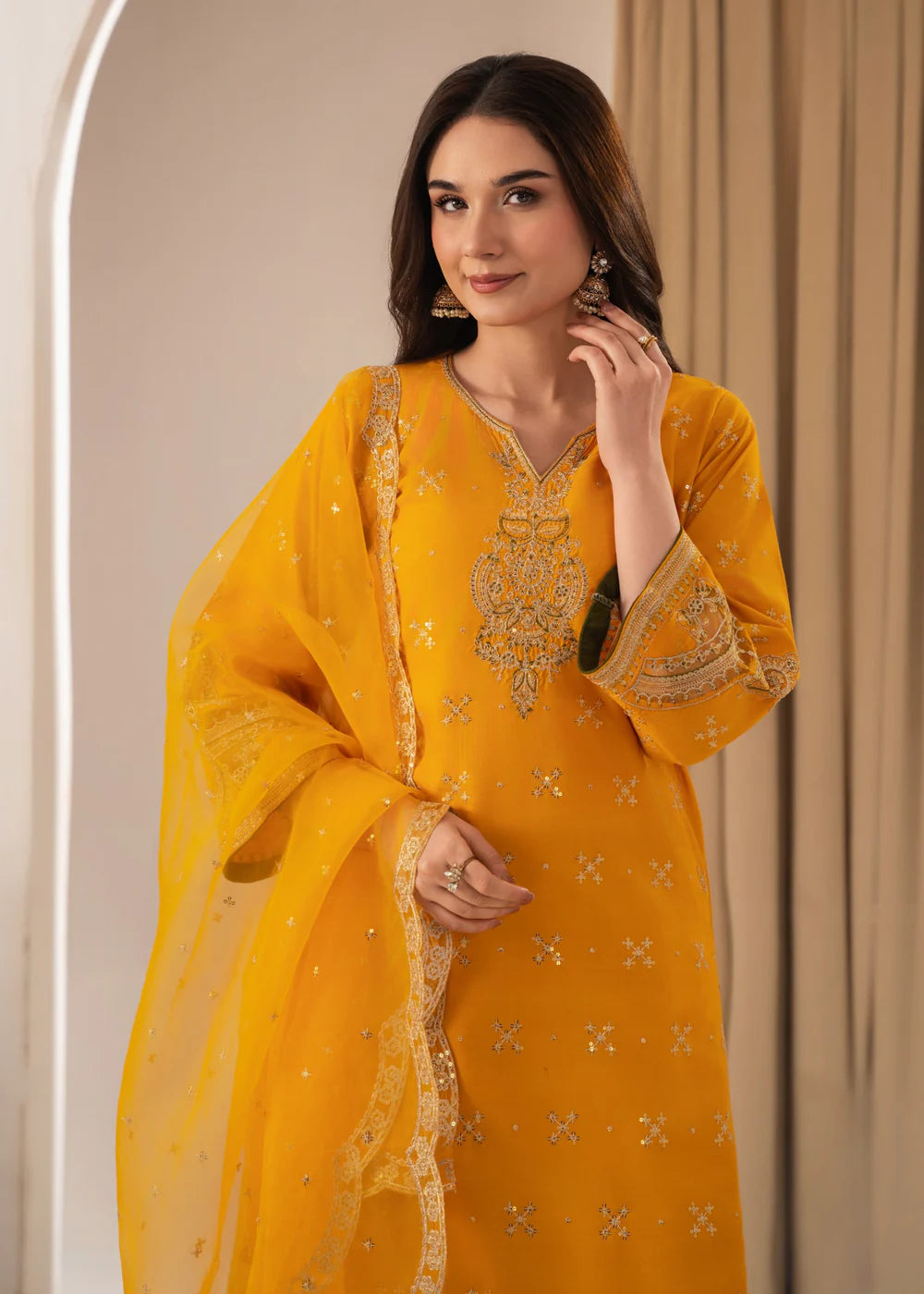 Sona Embroidered 3PC Dress T