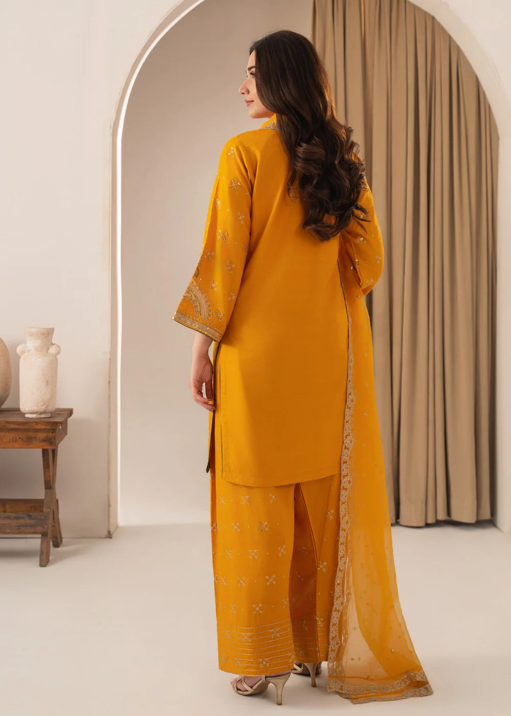 Sona Embroidered 3PC Dress T