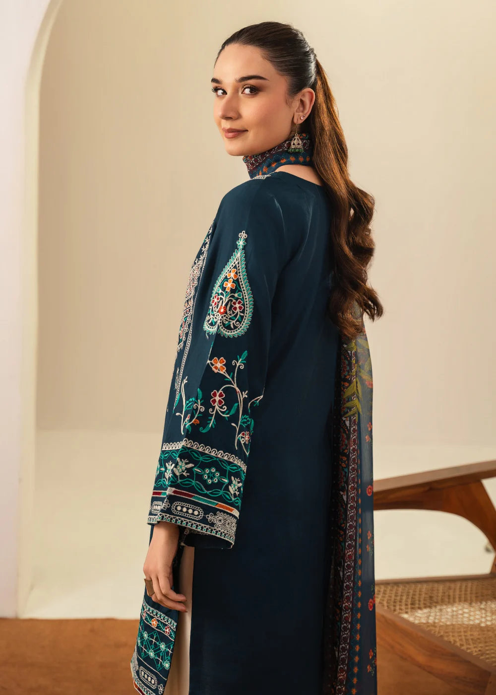 SAJJAL EMBROIDERED 3PC T