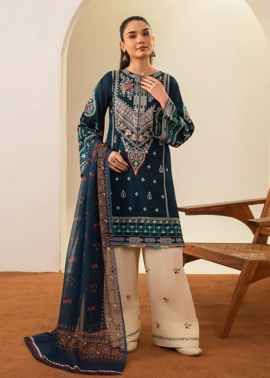 SAJJAL EMBROIDERED 3PC T