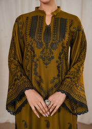 ZAITOON EMBROIDERED 3PC Stitched Lawn Suit PL
