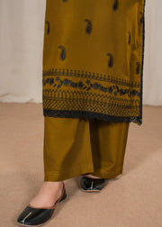 ZAITOON EMBROIDERED 3PC Stitched Lawn Suit PL