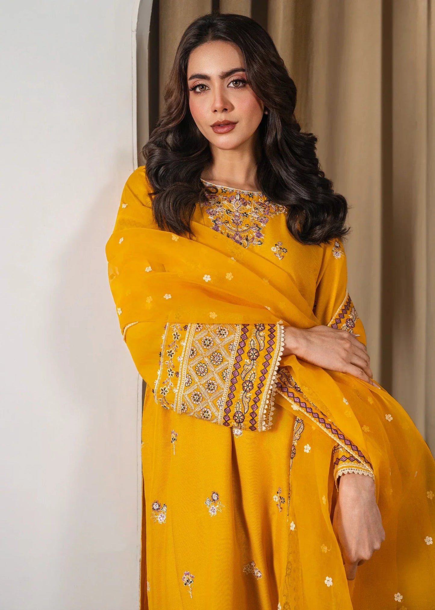 PREET EMBROIDERED 3PC Luxury Lawn Suit PL