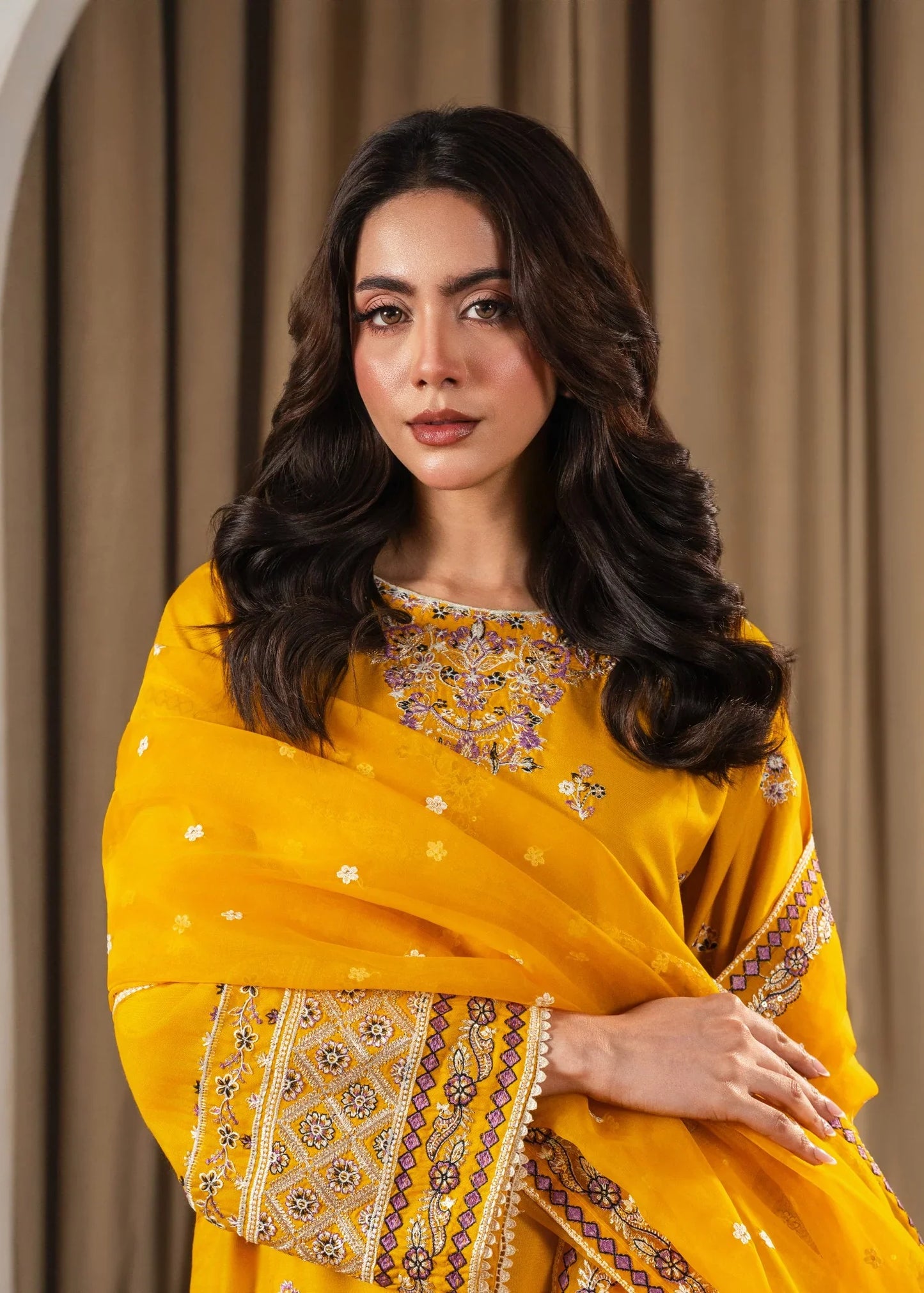 PREET EMBROIDERED 3PC Luxury Lawn Suit PL