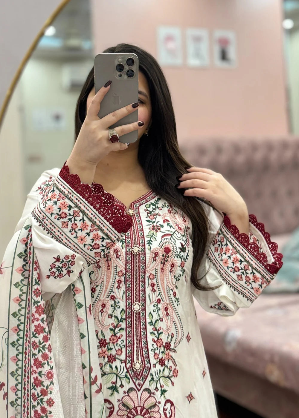 RASHK Embroidered 3PC Lawn Suit – Elegant Ready-to-Wear Summer Collection Pl