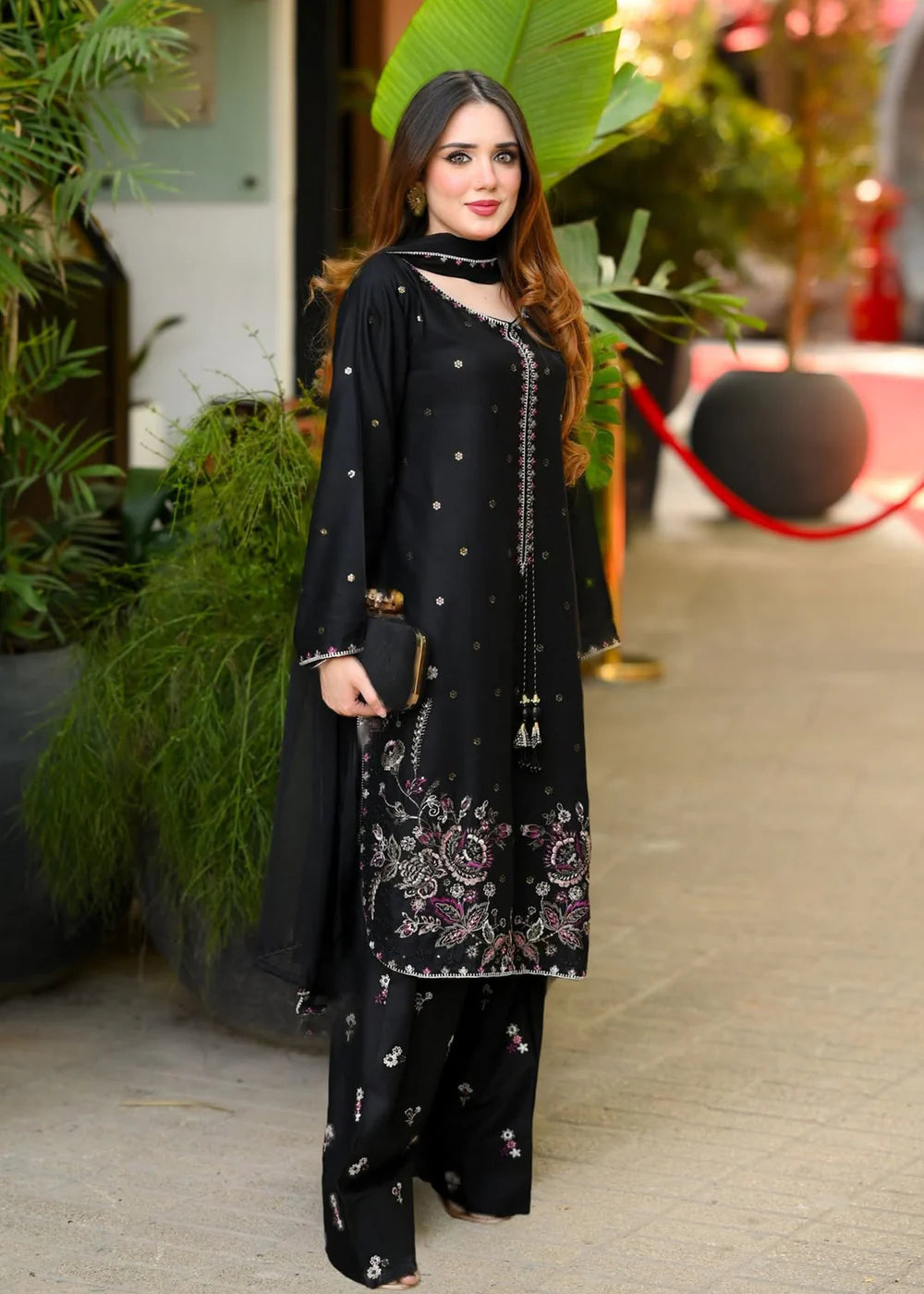 Zarqaa Elegant Embroidered Lawn Dress PL