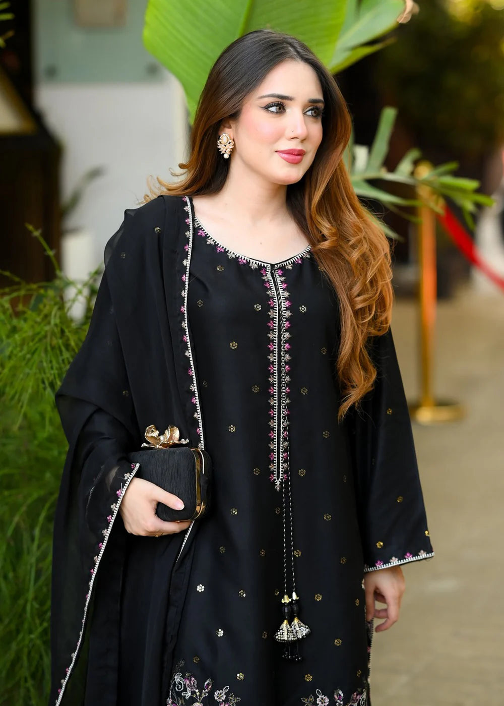 Zarqaa Elegant Embroidered Lawn Dress PL