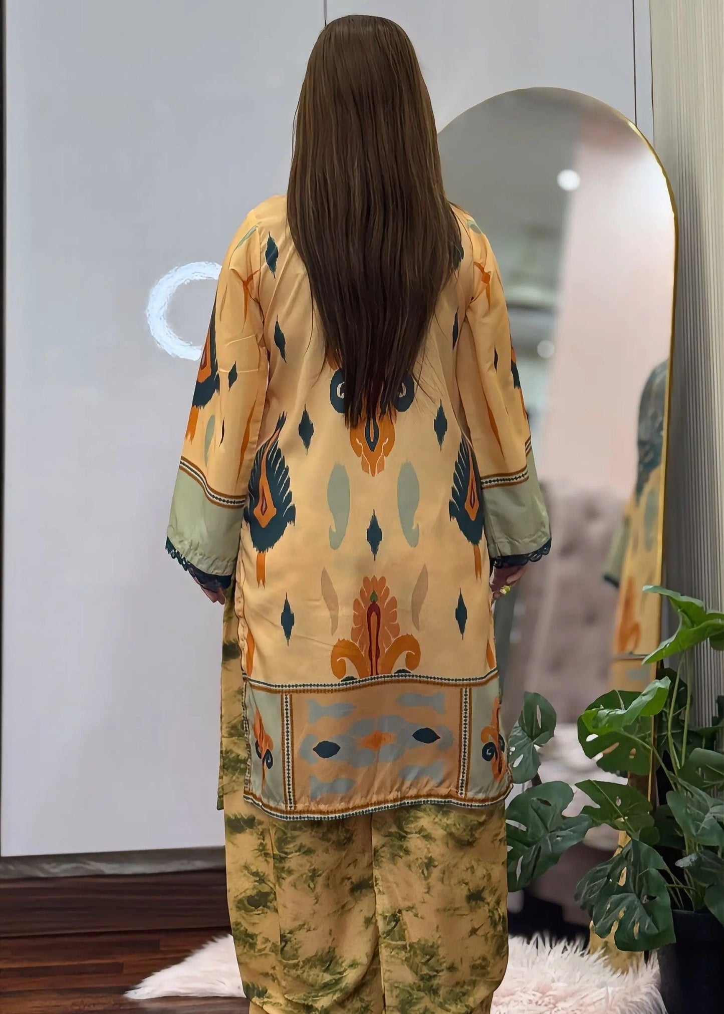 MINSA EMBROIDERED 2PC Embroidered Lawn Suit PL
