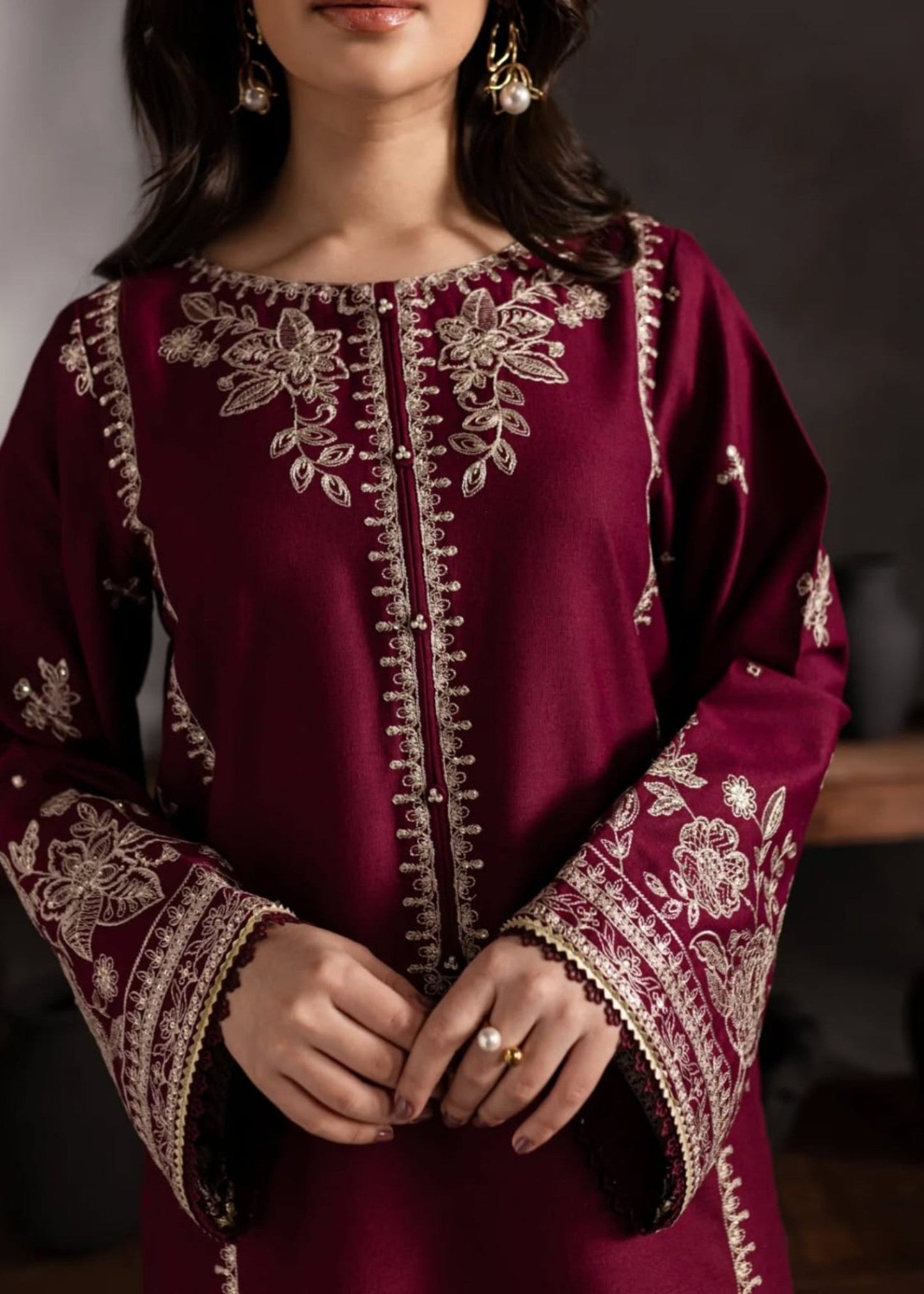 CHAND EMBROIDERED 2PC Embroidered Lawn Suit PL