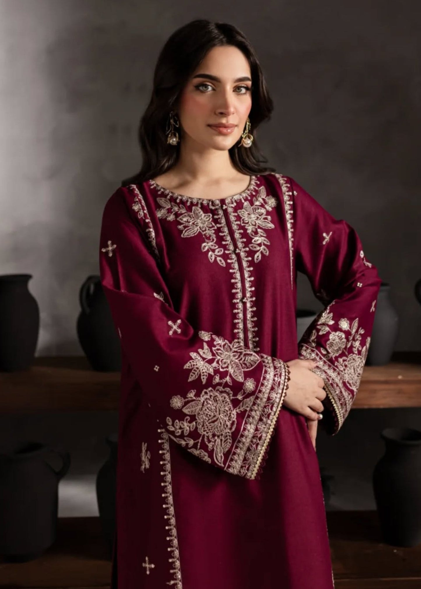 CHAND EMBROIDERED 2PC Embroidered Lawn Suit PL