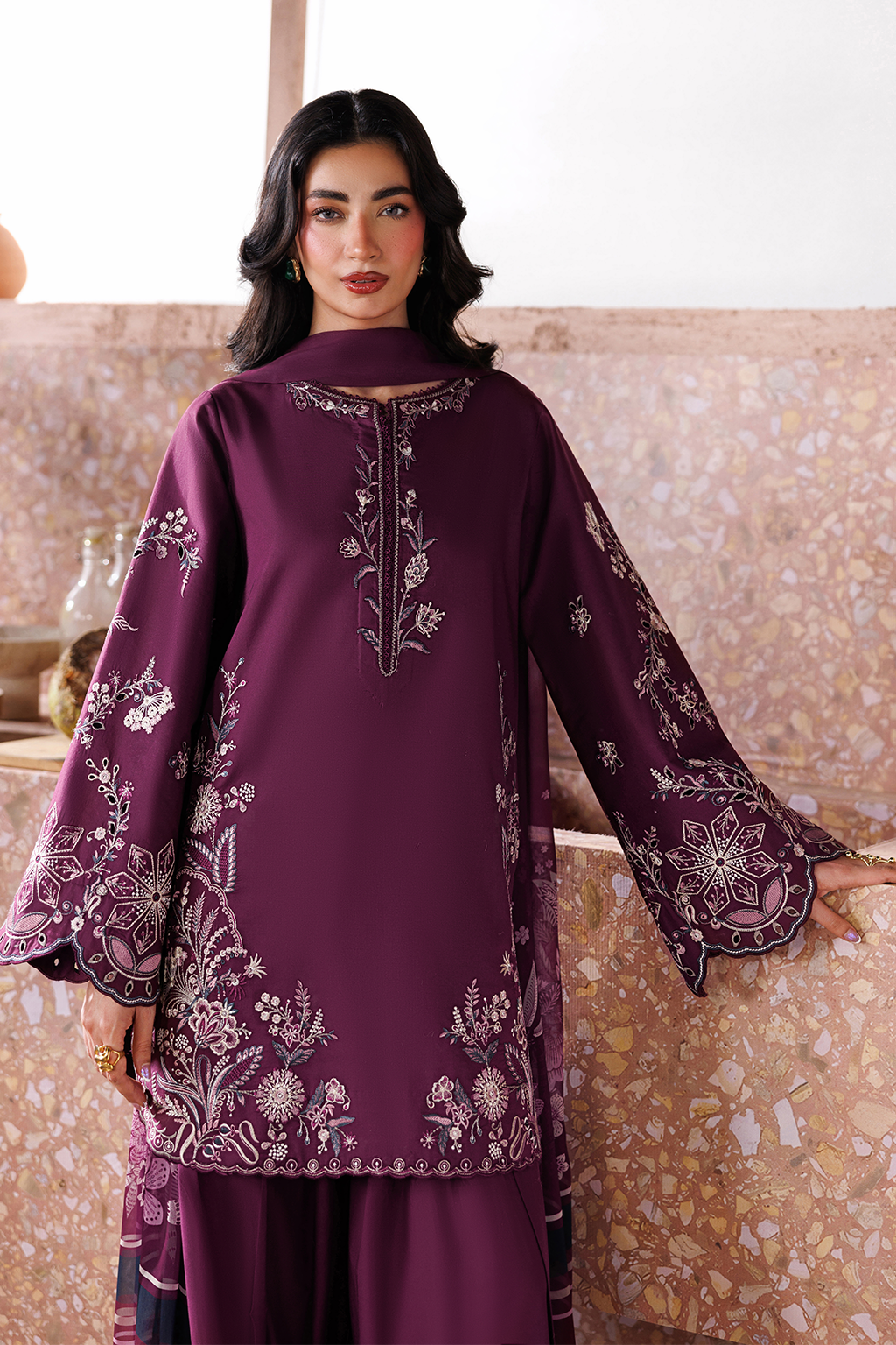 Plum 3 Piece Suit | Elegant Women's 3 Piece Collection T