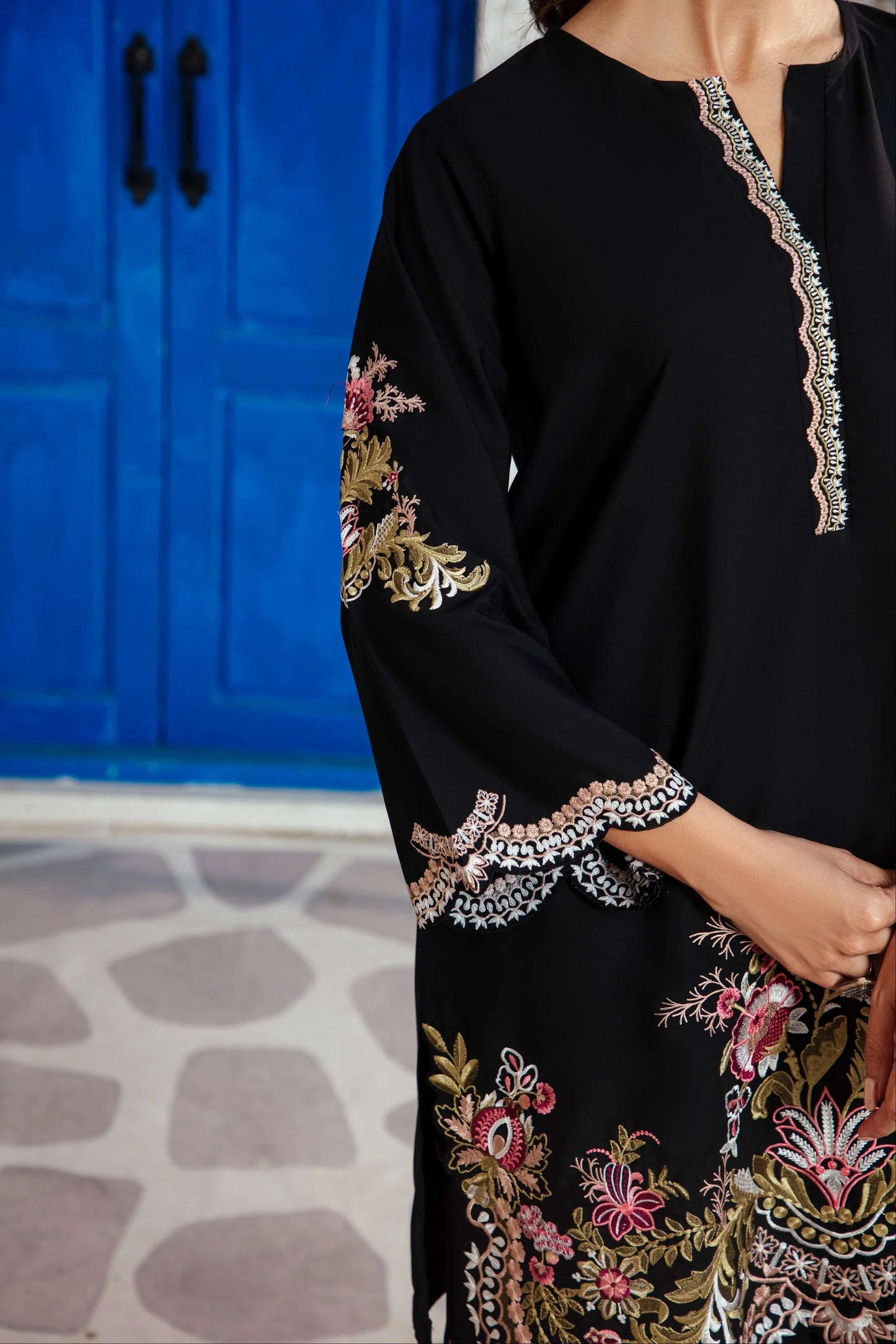 Mehar 2 Piece Embroidered Suit – Elegant Casual Wear T