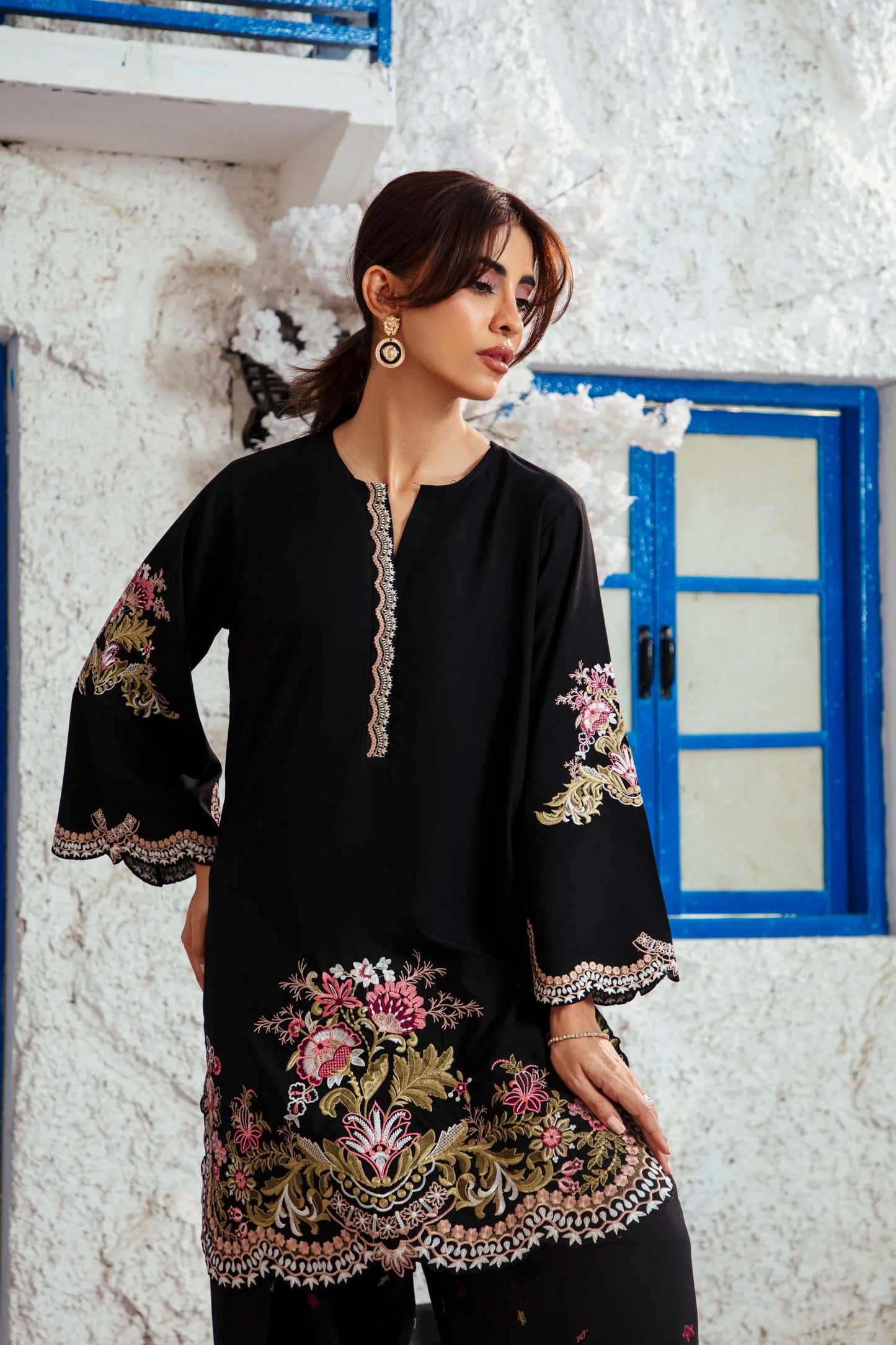 Mehar 2 Piece Embroidered Suit – Elegant Casual Wear T