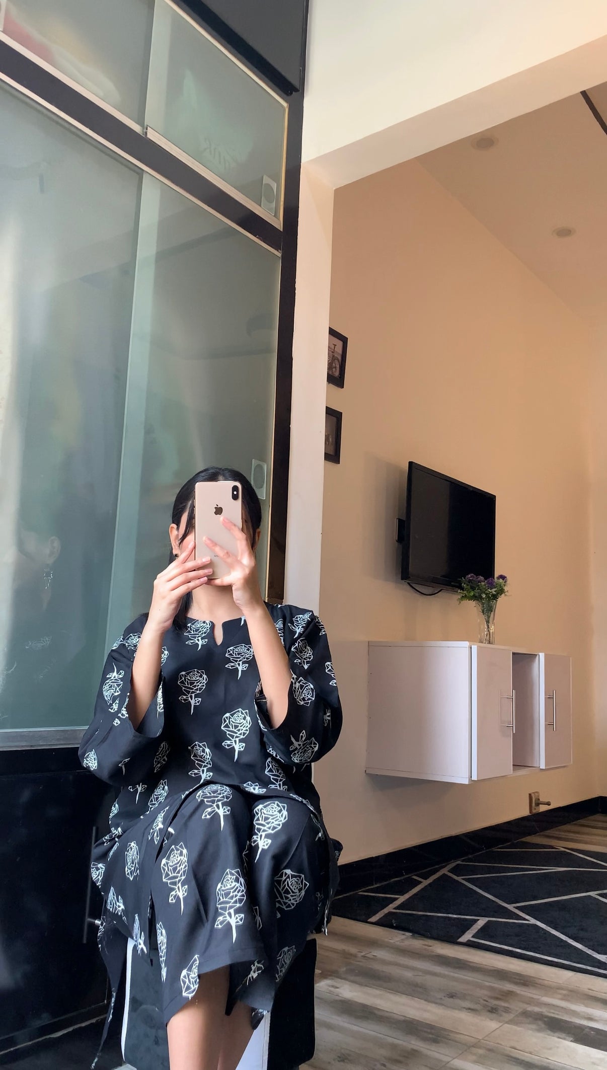 Rose Flower 2pcs Suit