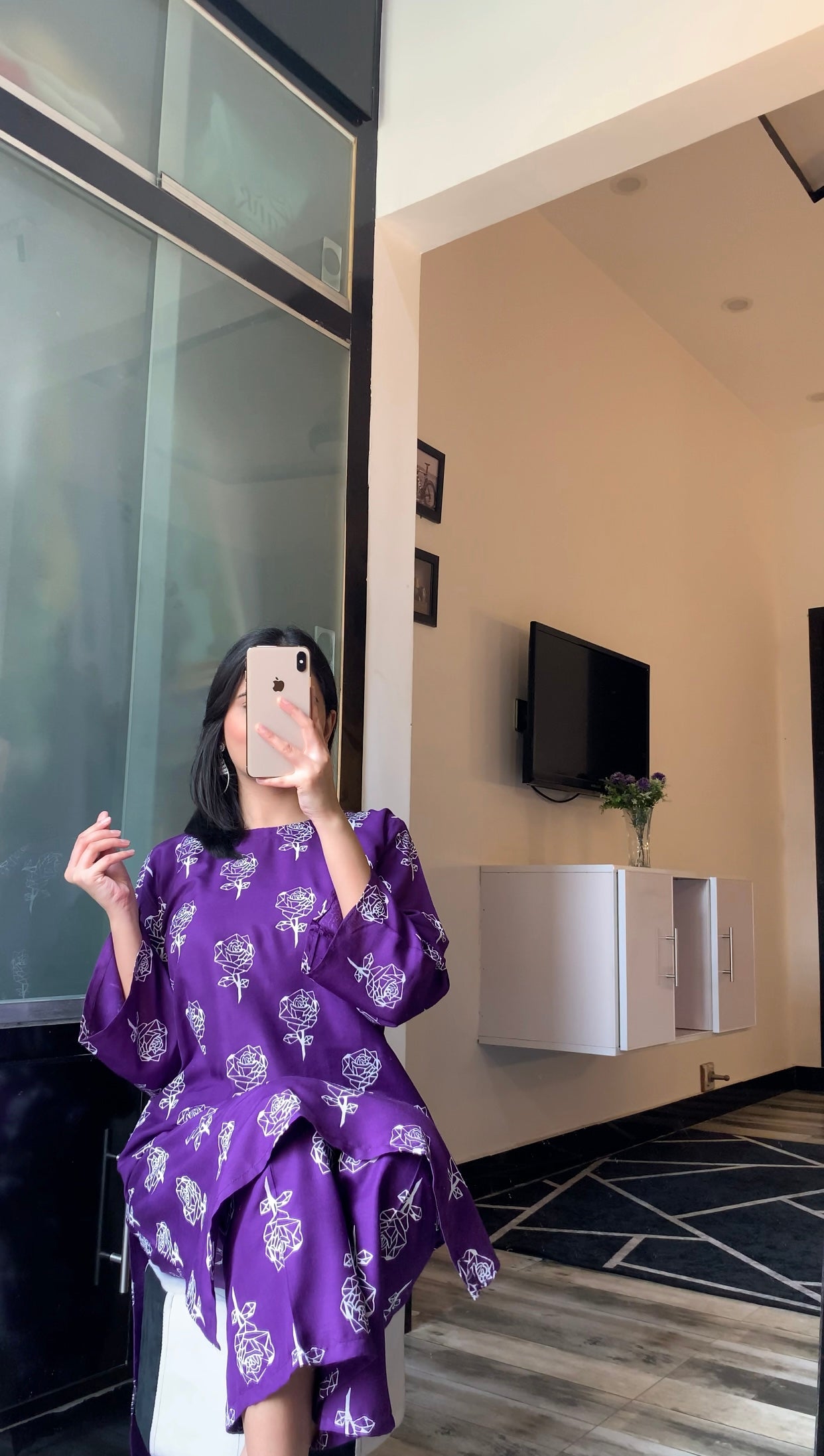 Rose Flower 2pcs Suit