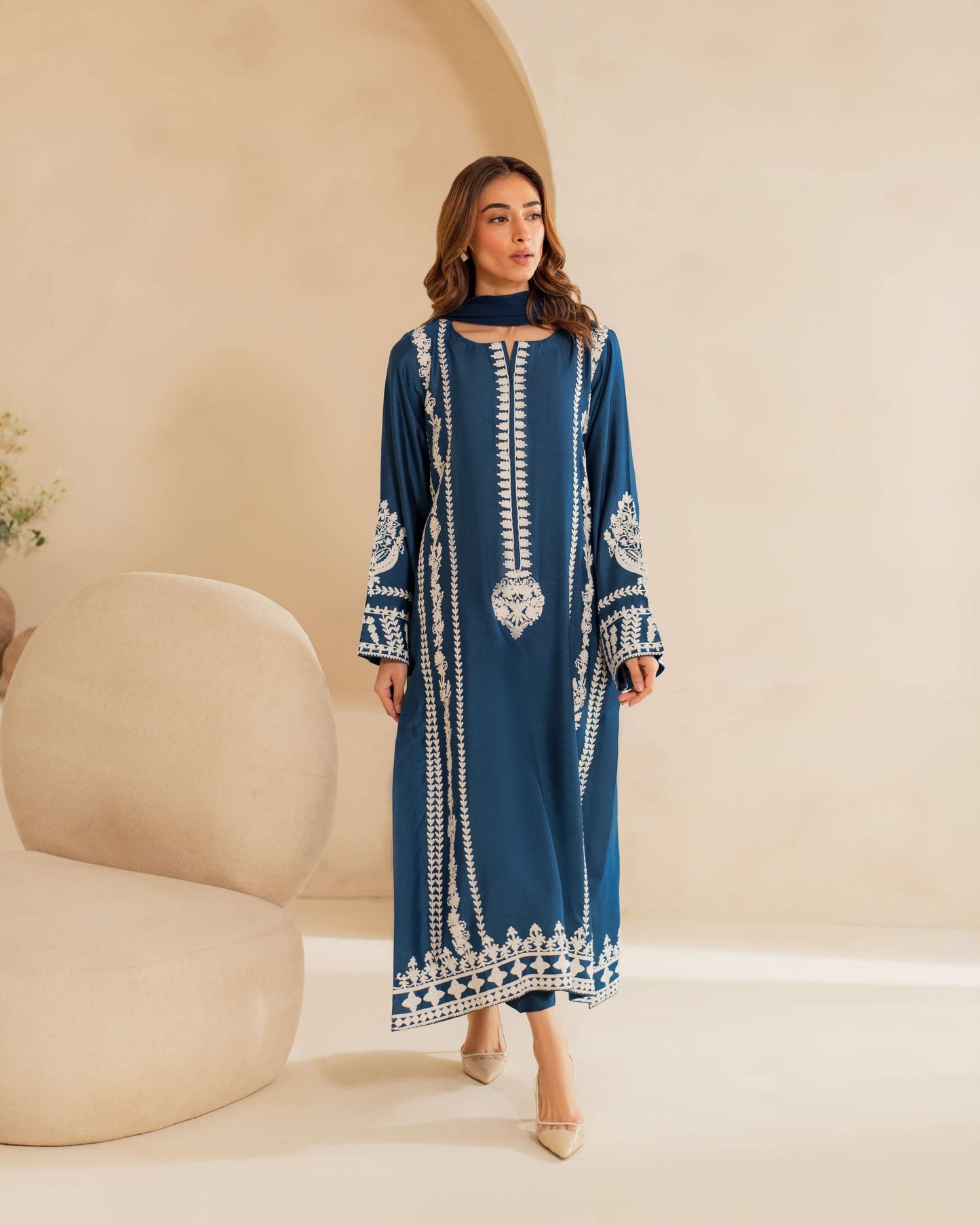 Parisa 3 Piece Suit – Stylish Embroidered Lawn Collection T