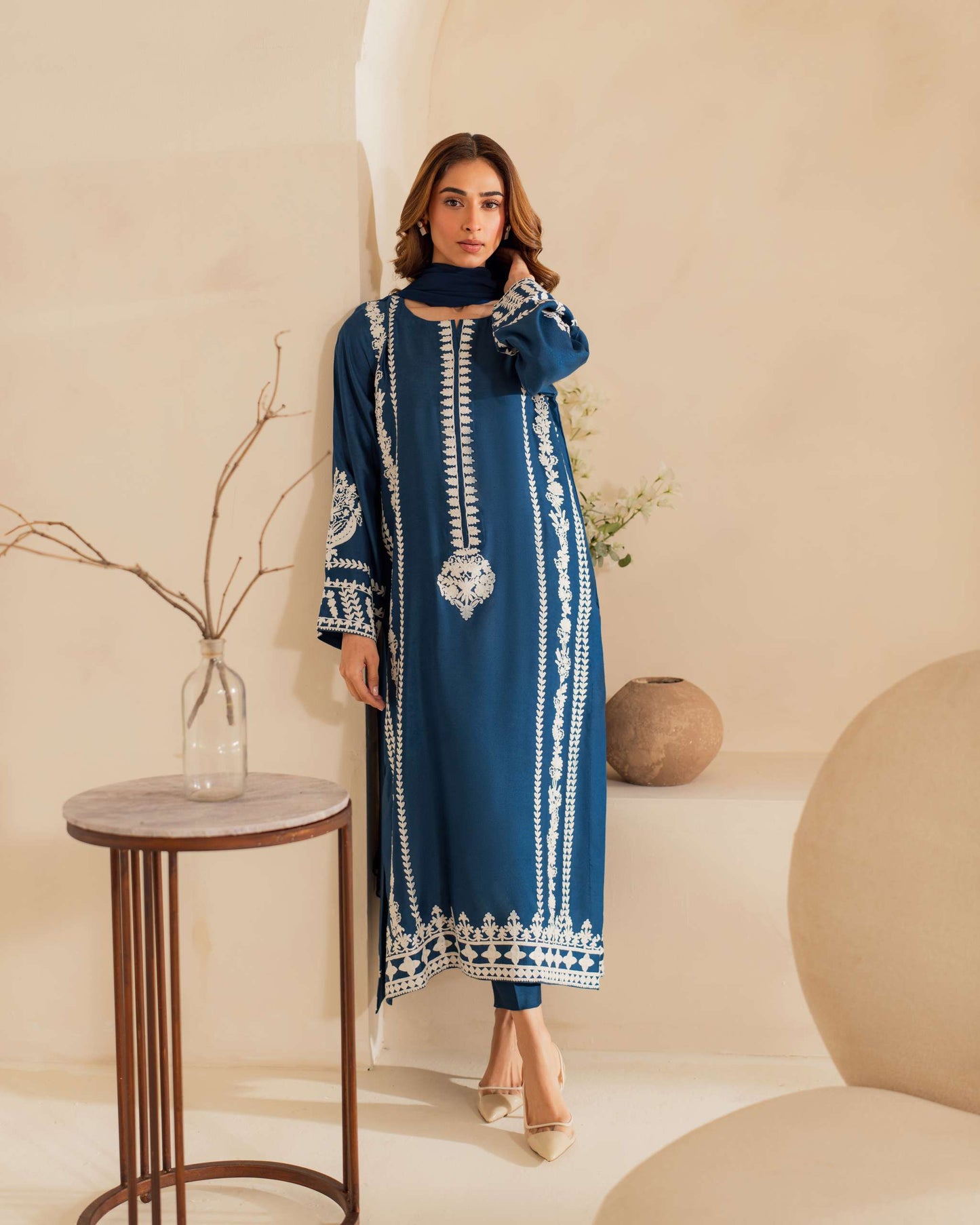 Parisa 3 Piece Suit – Stylish Embroidered Lawn Collection T
