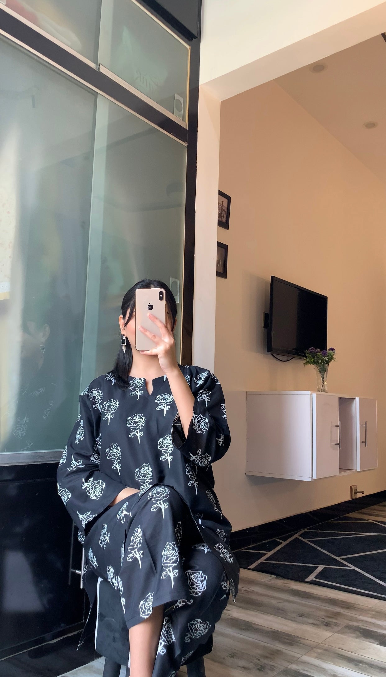 Rose Flower 2pcs Suit