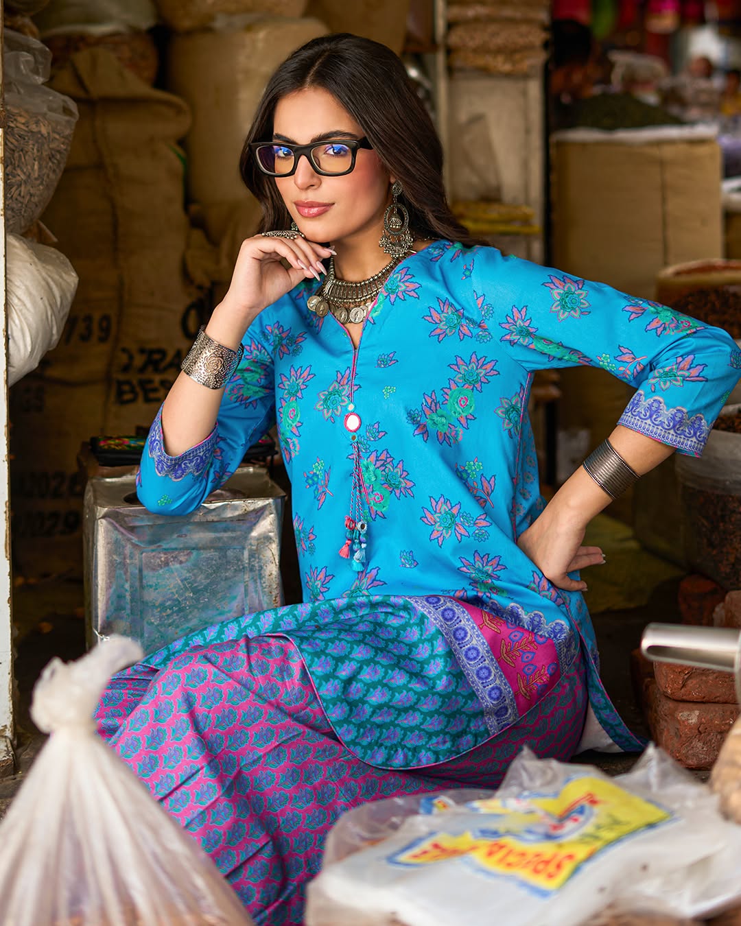Banno Swag – Fashionable Pakistani Co-Ord Set AD