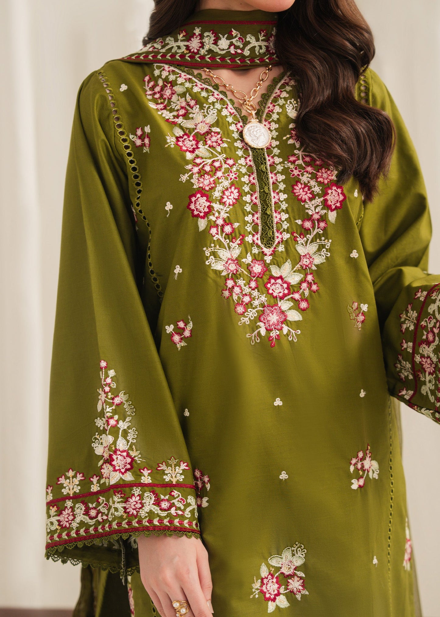 Anarkali Embroidered 3PC | Elegant Women’s Suit PL