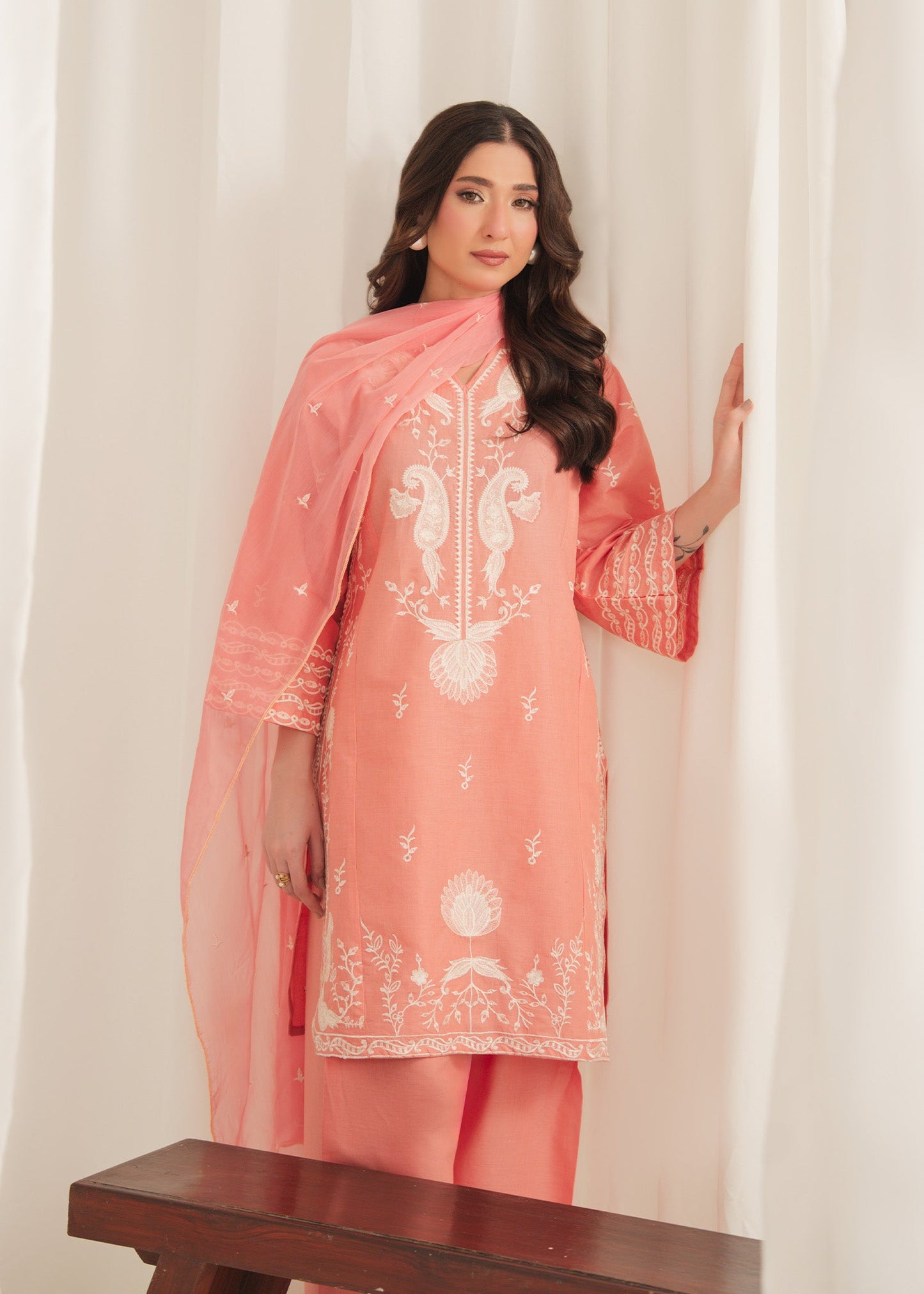 RIWAYAT EMBROIDERED 3 Piece (FARSHI) Pl