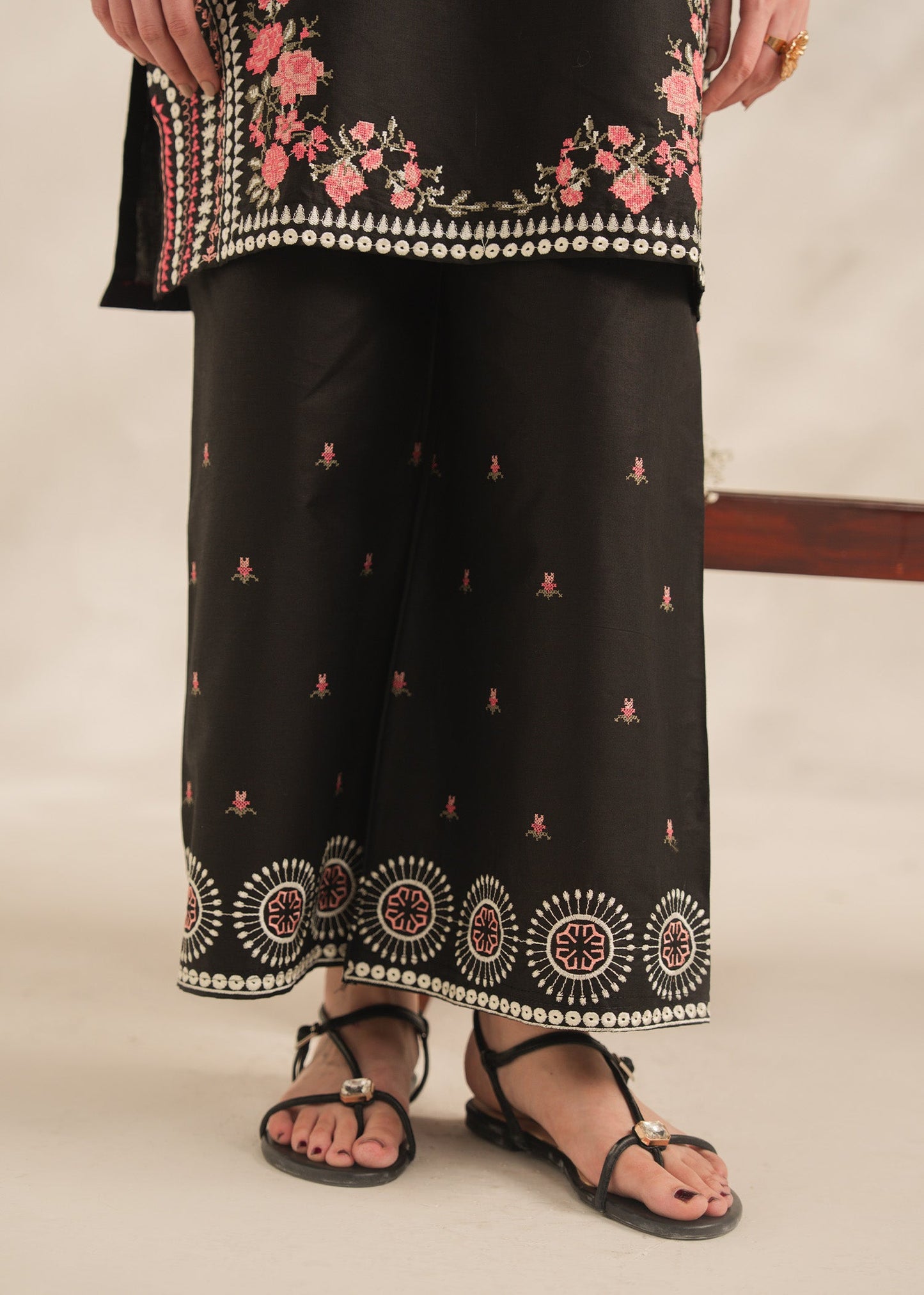 Black Roll Women's Suit | Stylish Pakistani Wear Pl