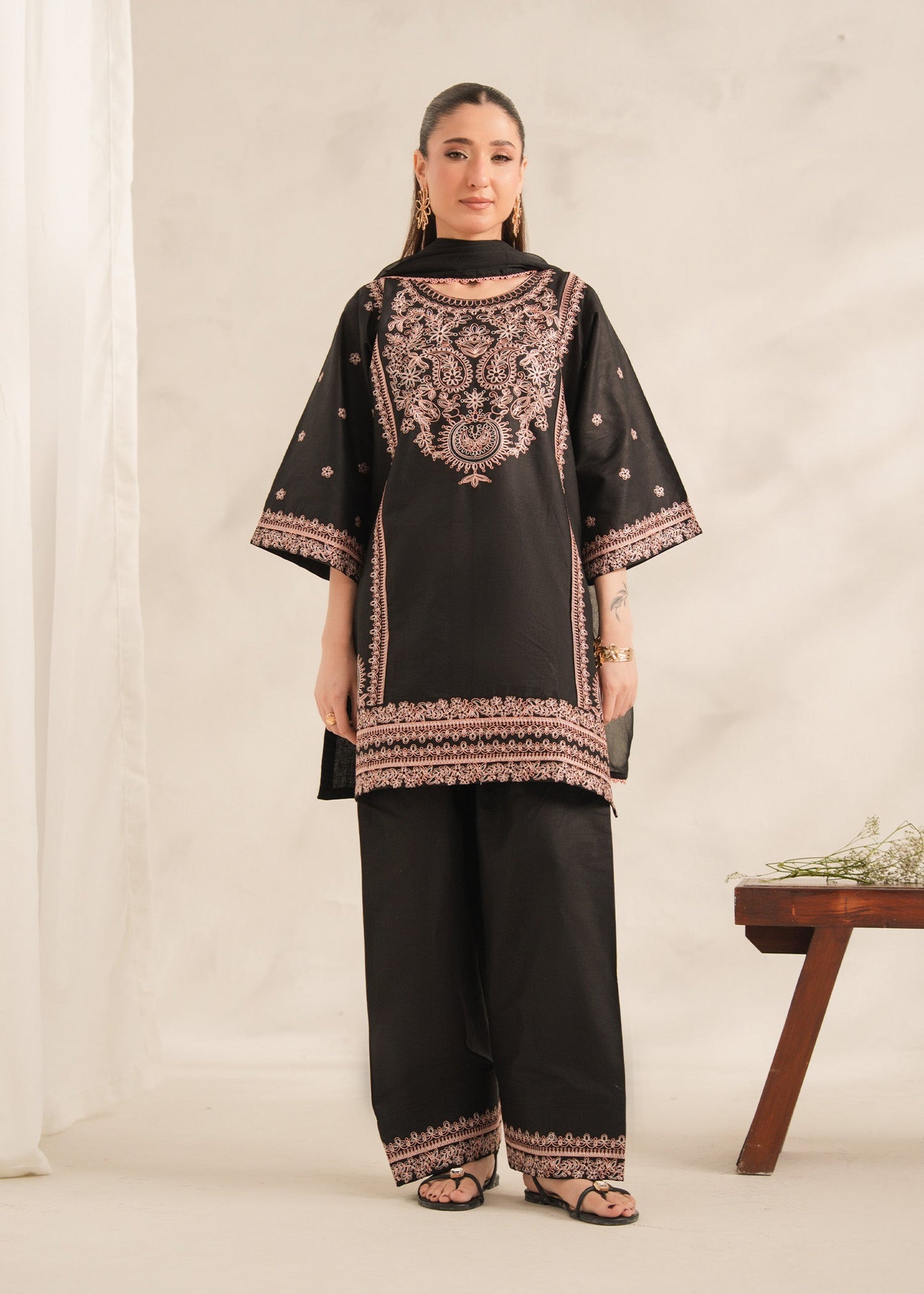 Zeba 3PC Women's Suit | Stylish Pakistani Wear PL