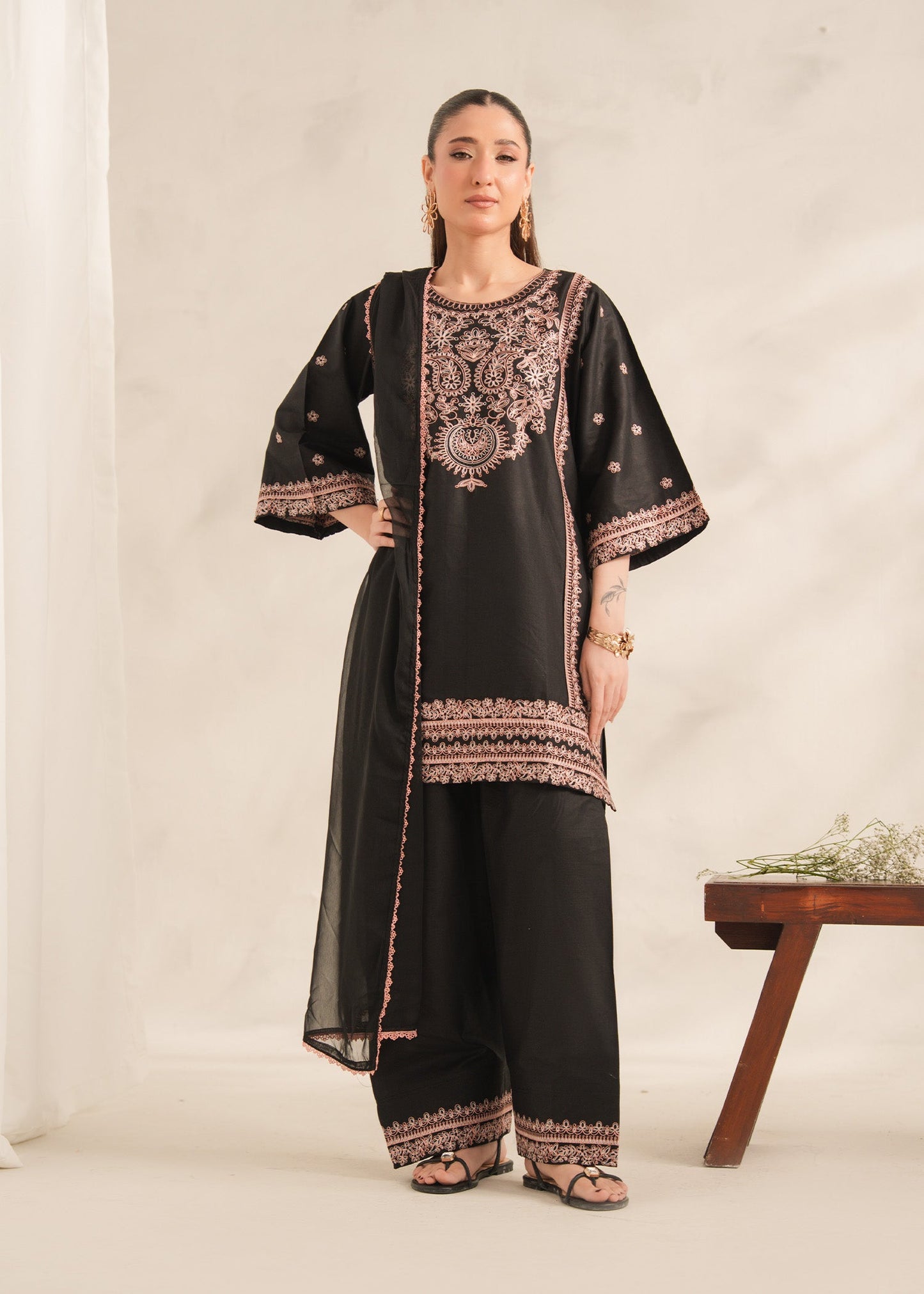 Zeba 3PC Women's Suit | Stylish Pakistani Wear PL