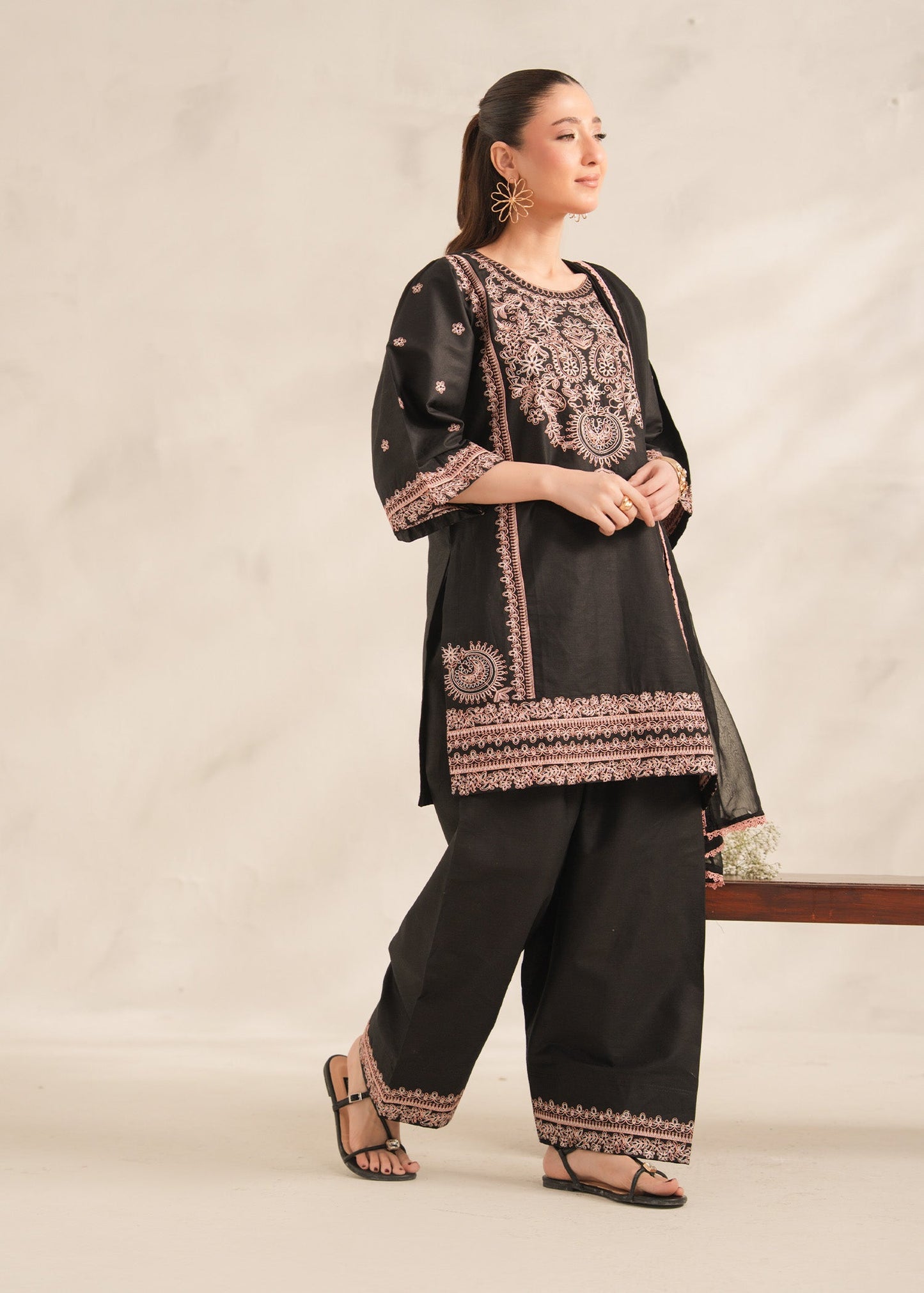 Zeba 3PC Women's Suit | Stylish Pakistani Wear PL