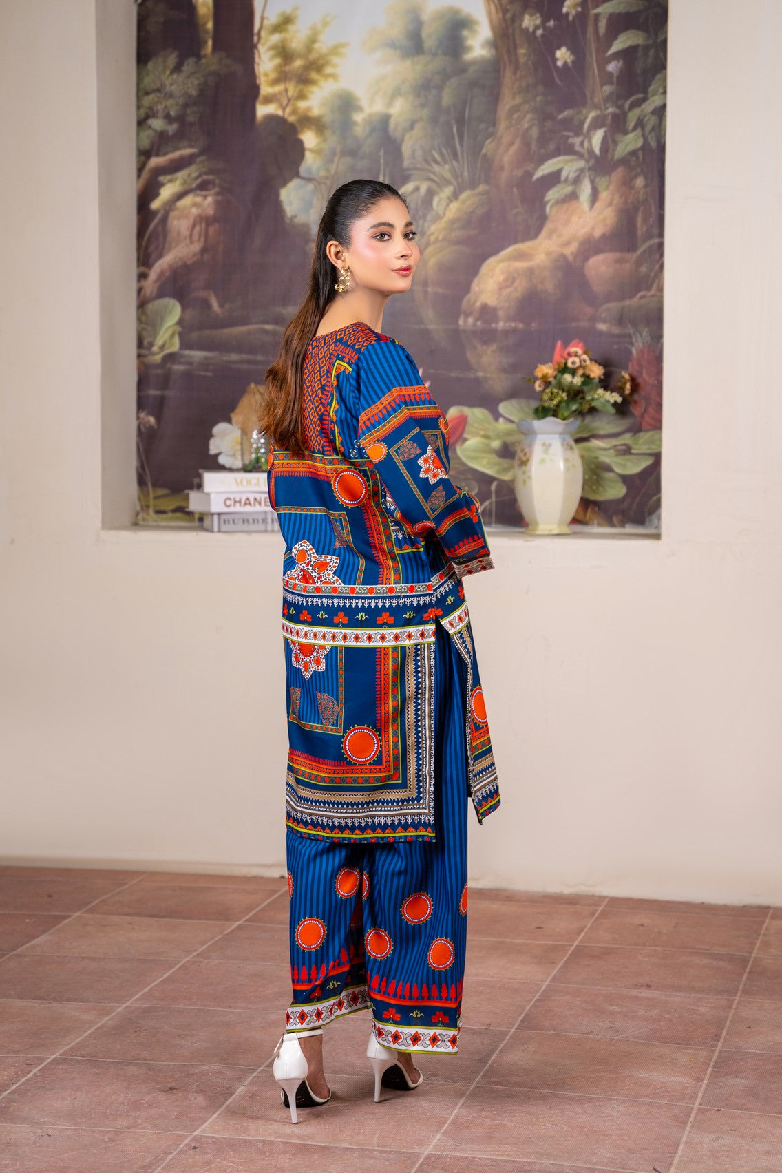 Silky Lawn Collection Tailored for Small, Medium & Large Women Dress