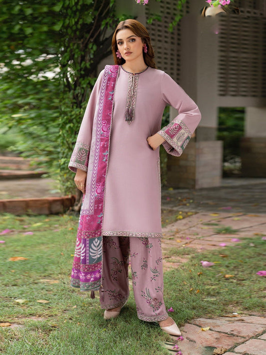 Gul-e-Zar Embroidered Cotton Lawn 3 Piece Suit for Women AD