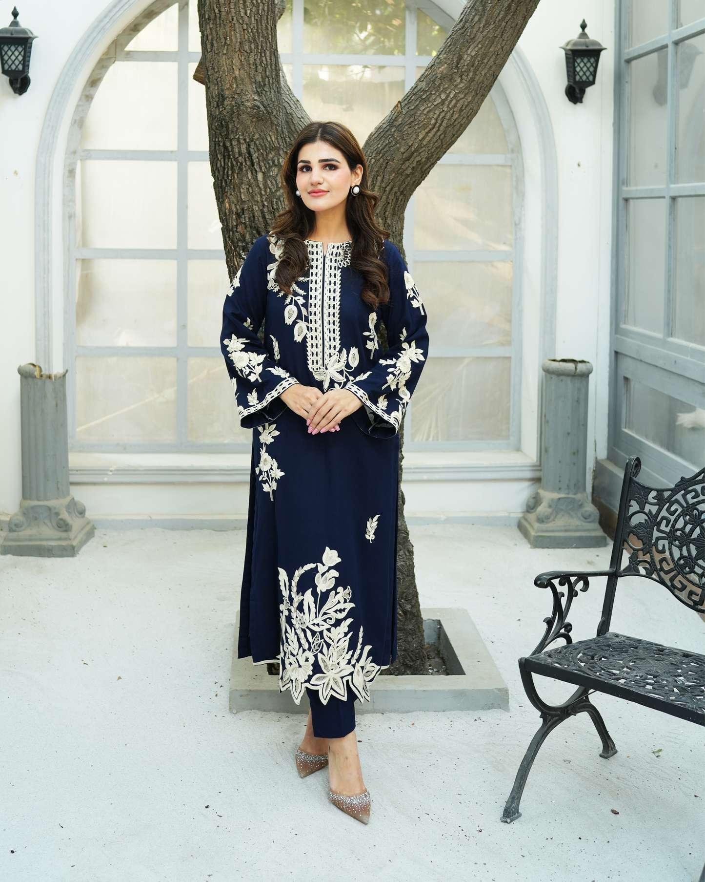 IZNA 3PC – Premium Embroidered Outfit | Picnpay