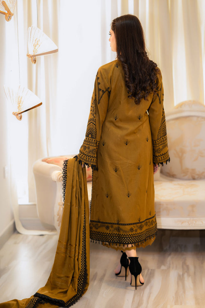 Zaitoon Embroidered Lawn 3PCS Ready to Wear Suit T