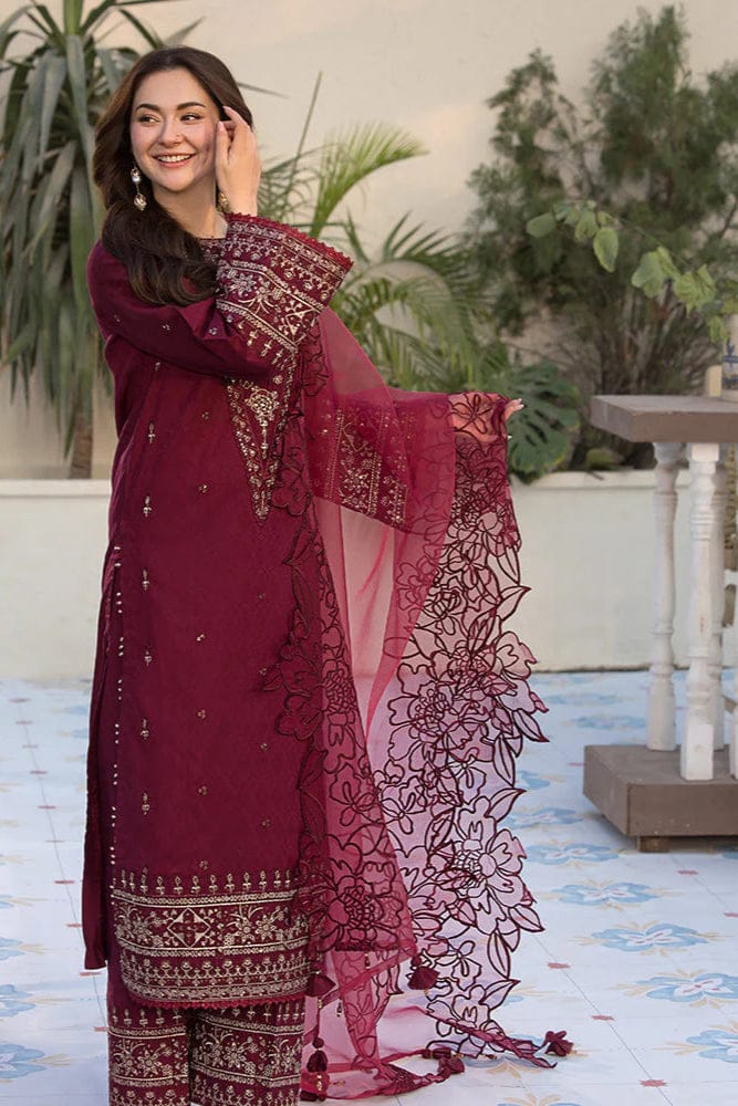 Premium Lawn 3 Piece Stitched Embroidered Summer Collection Zareen