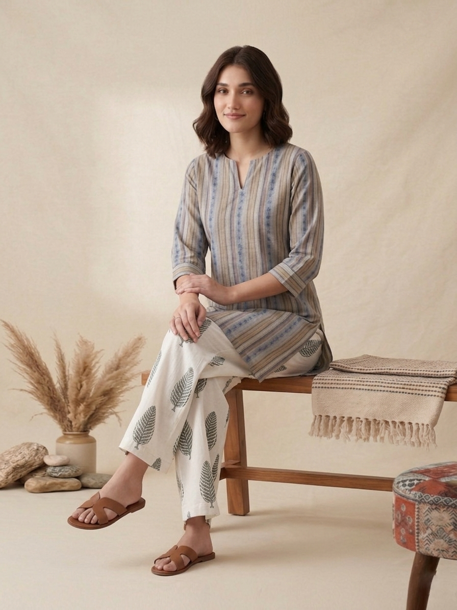 Miraal Ahmad – Digital Printed Co-Ord Set (Stitched) AD