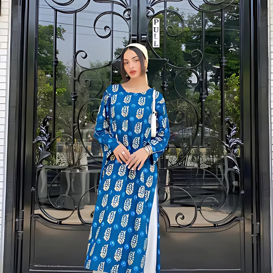 Elegant Blue Kurtas for Women – Timeless Grace in Every Stitch