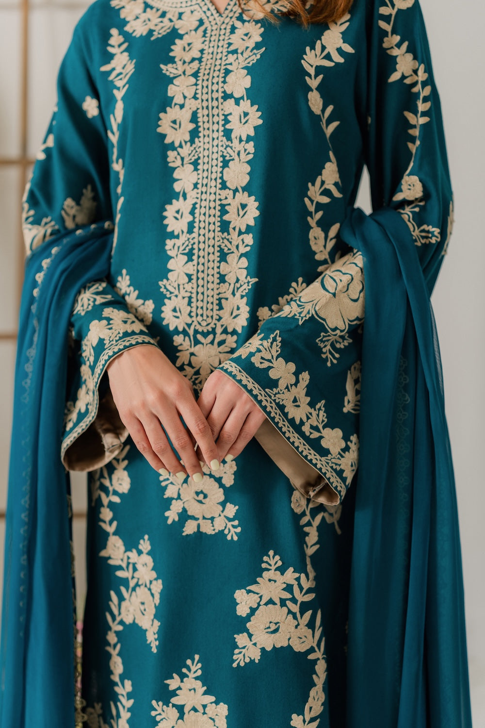 Kaavya Embroidery 3PC – Festive Collection | Picnpay