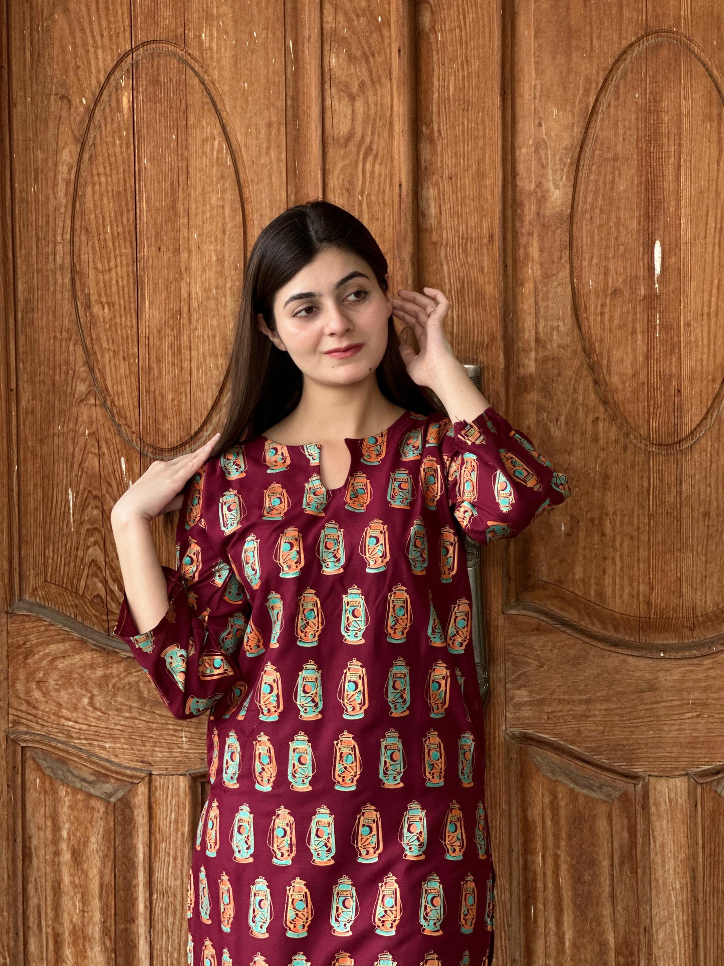 Chic & Bold: LAL - TIAN Printed 2-Piece Stitched Suit