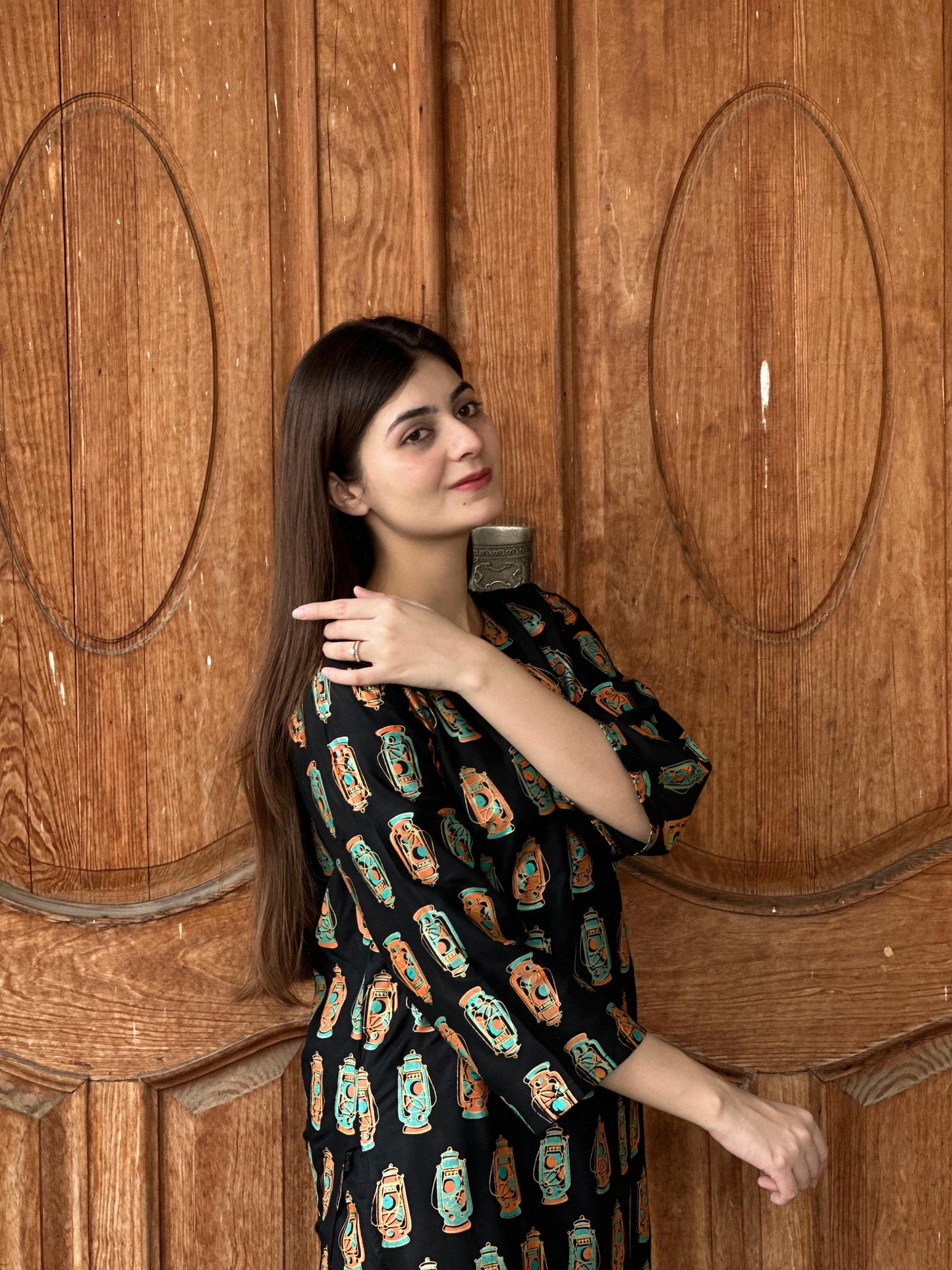 Chic & Bold: LAL - TIAN Printed 2-Piece Stitched Suit